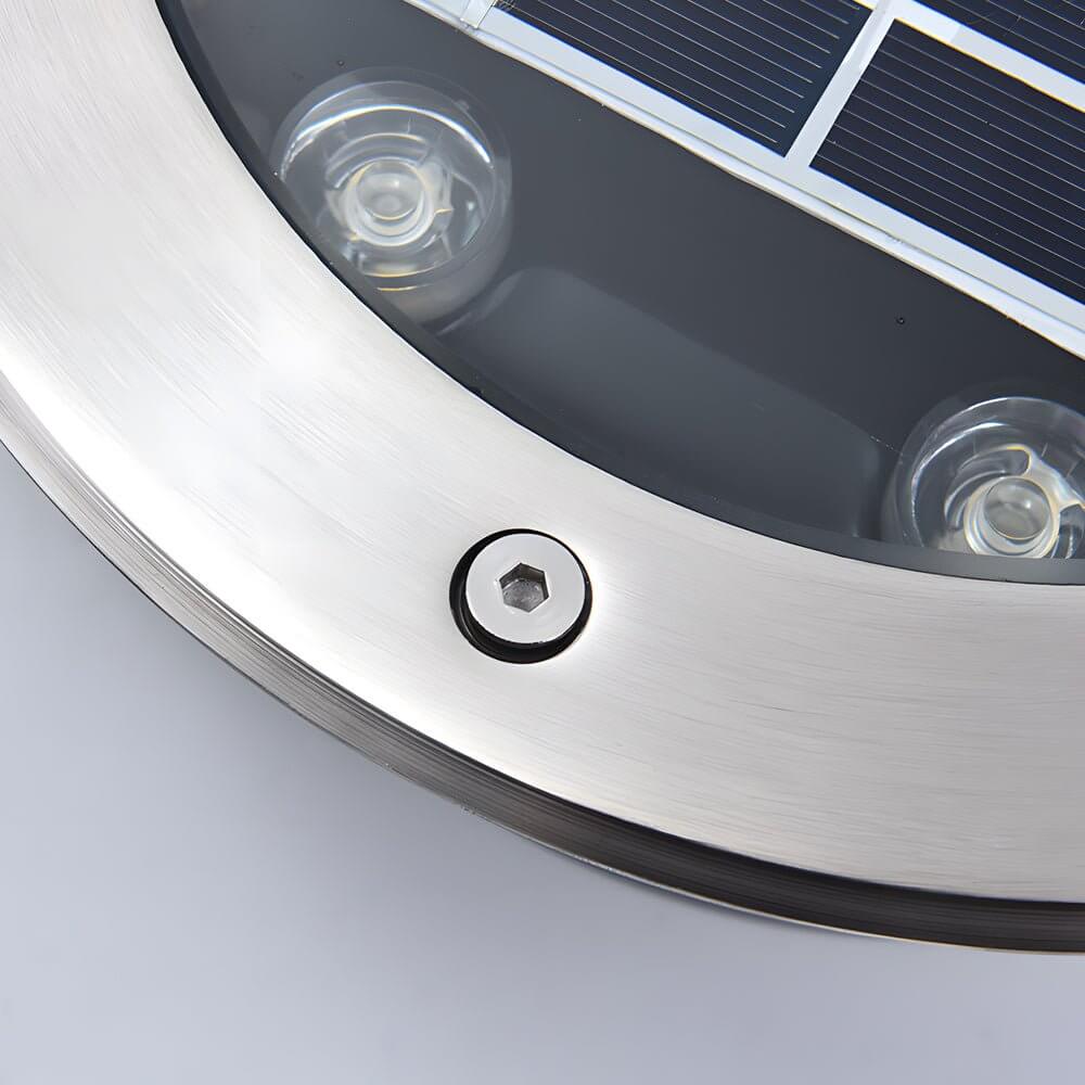 Recessed Floor Lighting Solar LED Metal Well Light