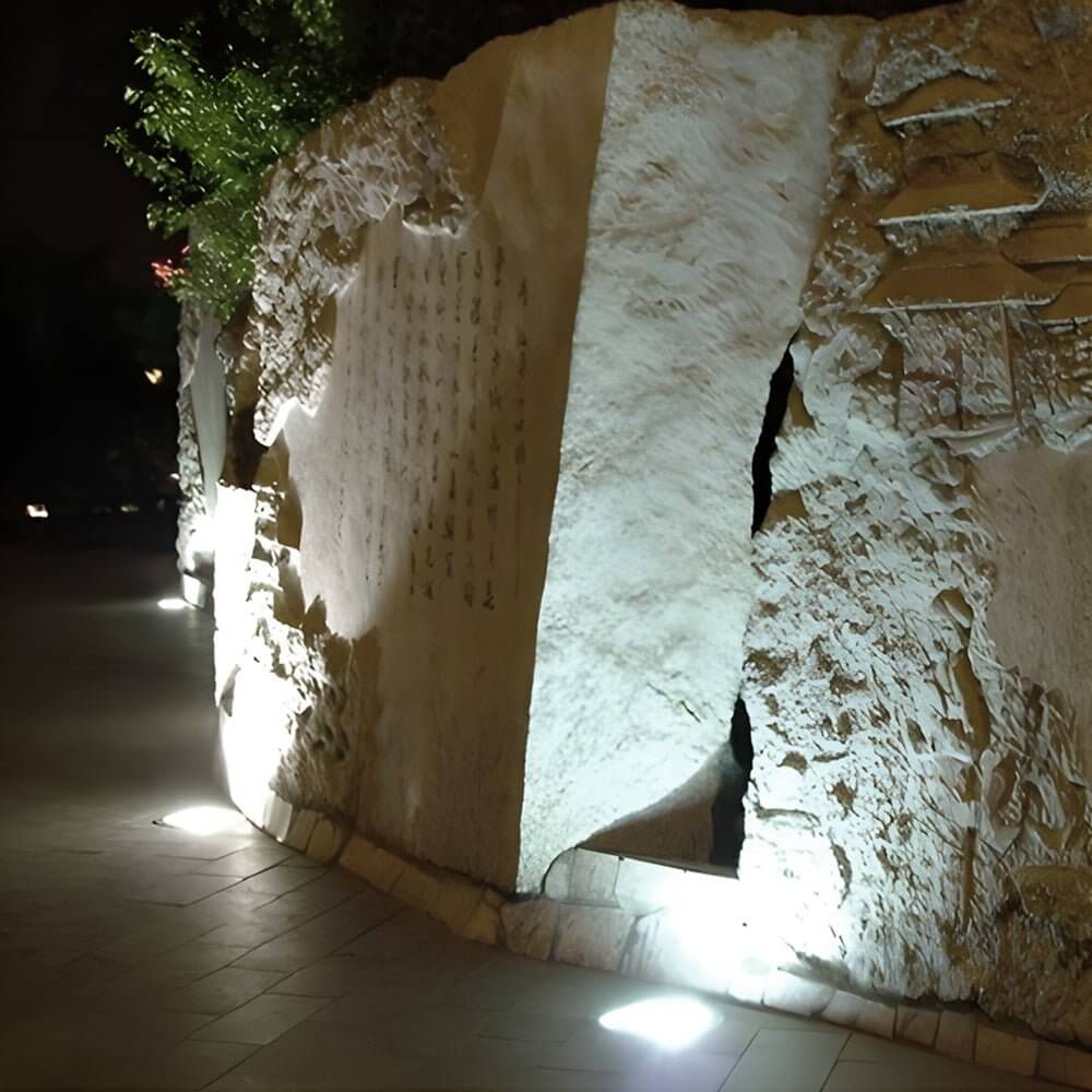 Recessed Floor Lighting Solar LED Metal Well Light
