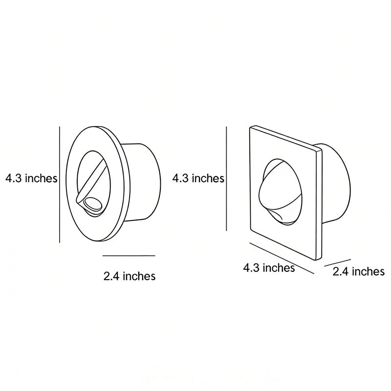 Recessed LED Reading Lamp Nordic Style Adjustable LED Light