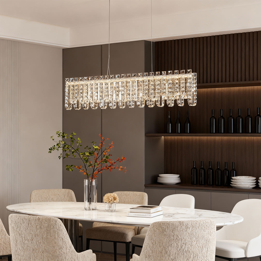 Crystal Chandelier Modern Minimalist Luxury Ceiling Light