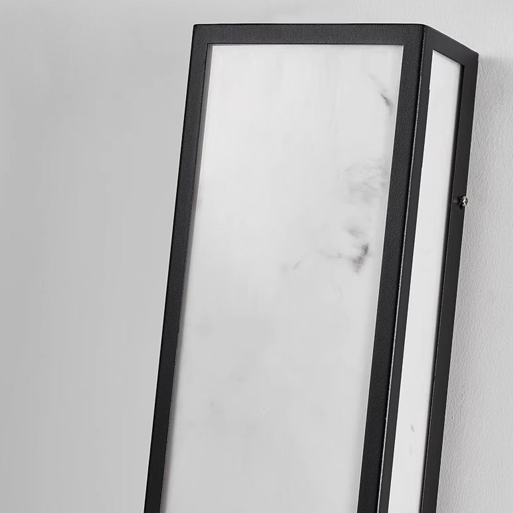 Rectangular Exterior Wall Sconce Resin Waterproof LED Light