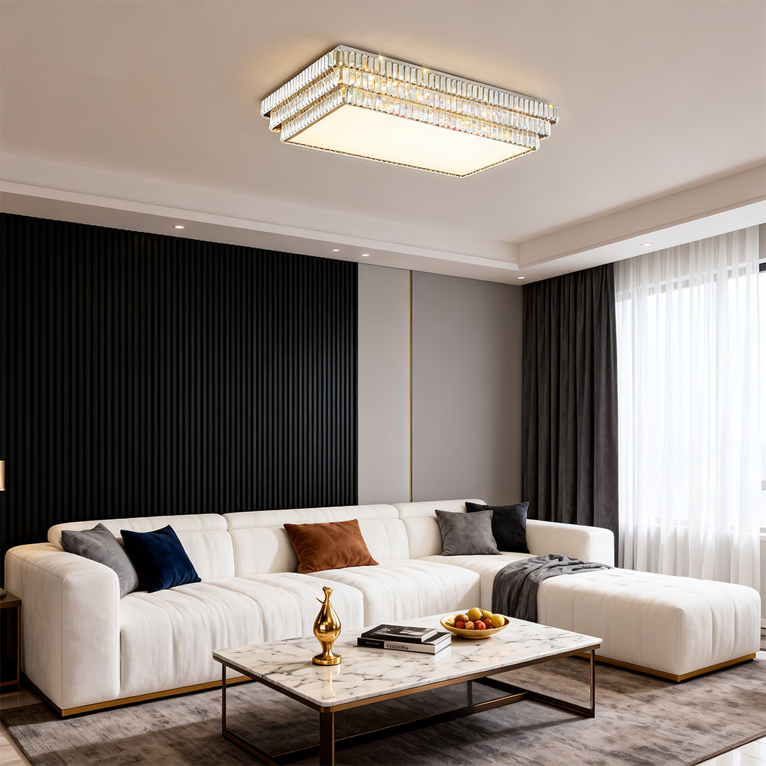 LED Flush Mount Lighting Luxury LED Crystal Lamp