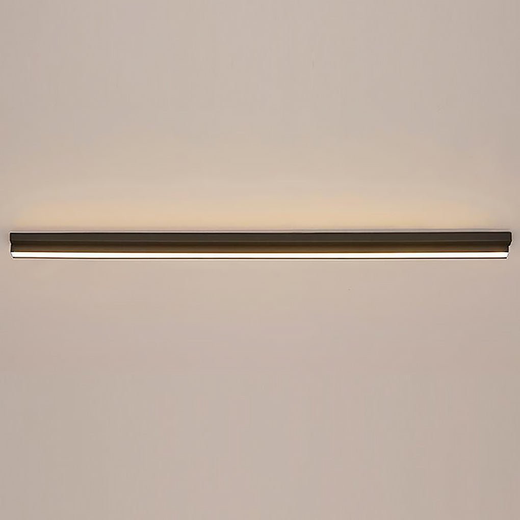 Long LED Linear Lights Black Aluminum Flush Mount light