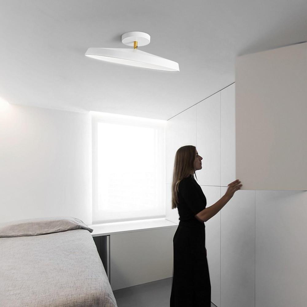 Adjustable Circular LED Nordic Ceiling Lights Semi-Flush Mount Lighting
