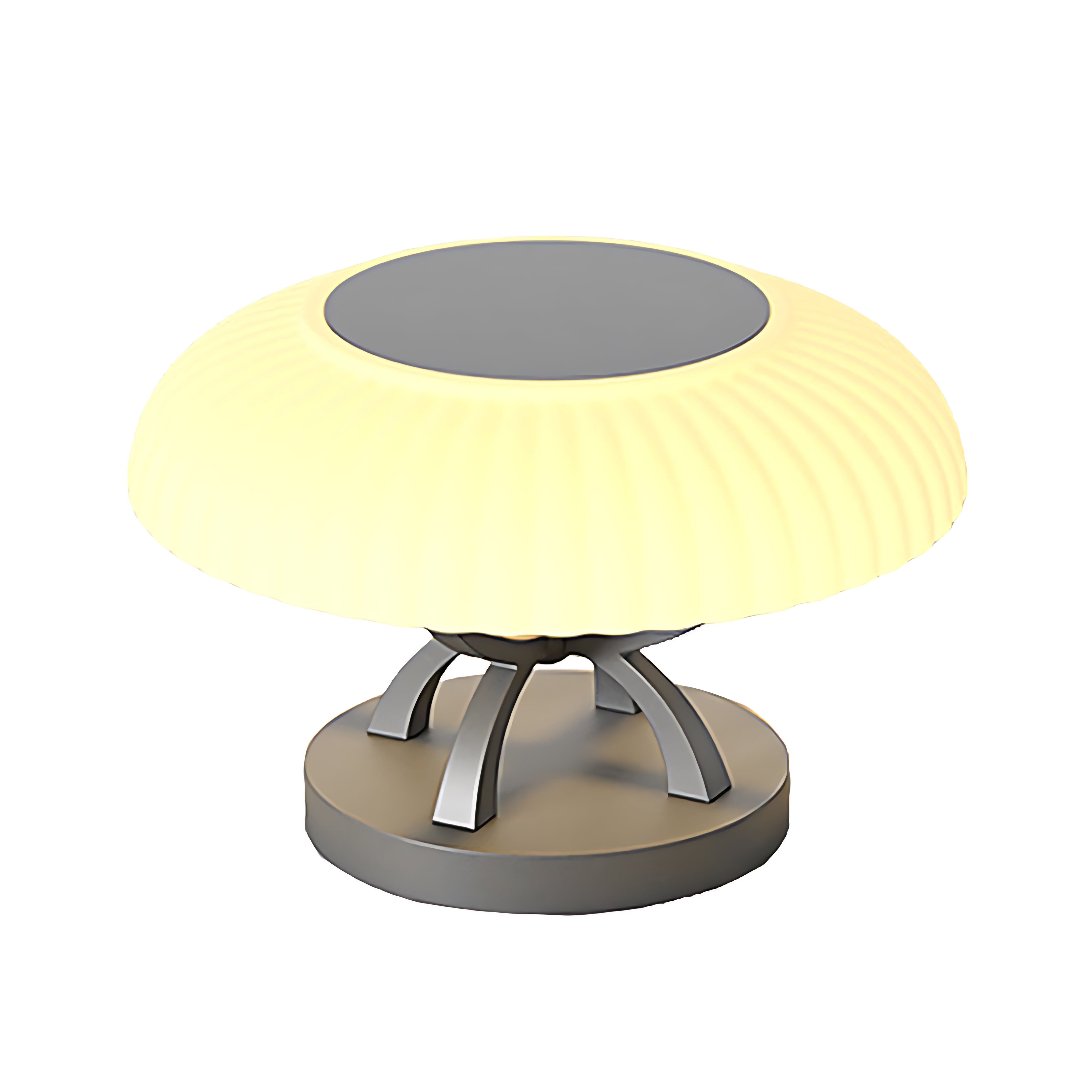 Waterproof Arc Column Pillar Light Modern Style