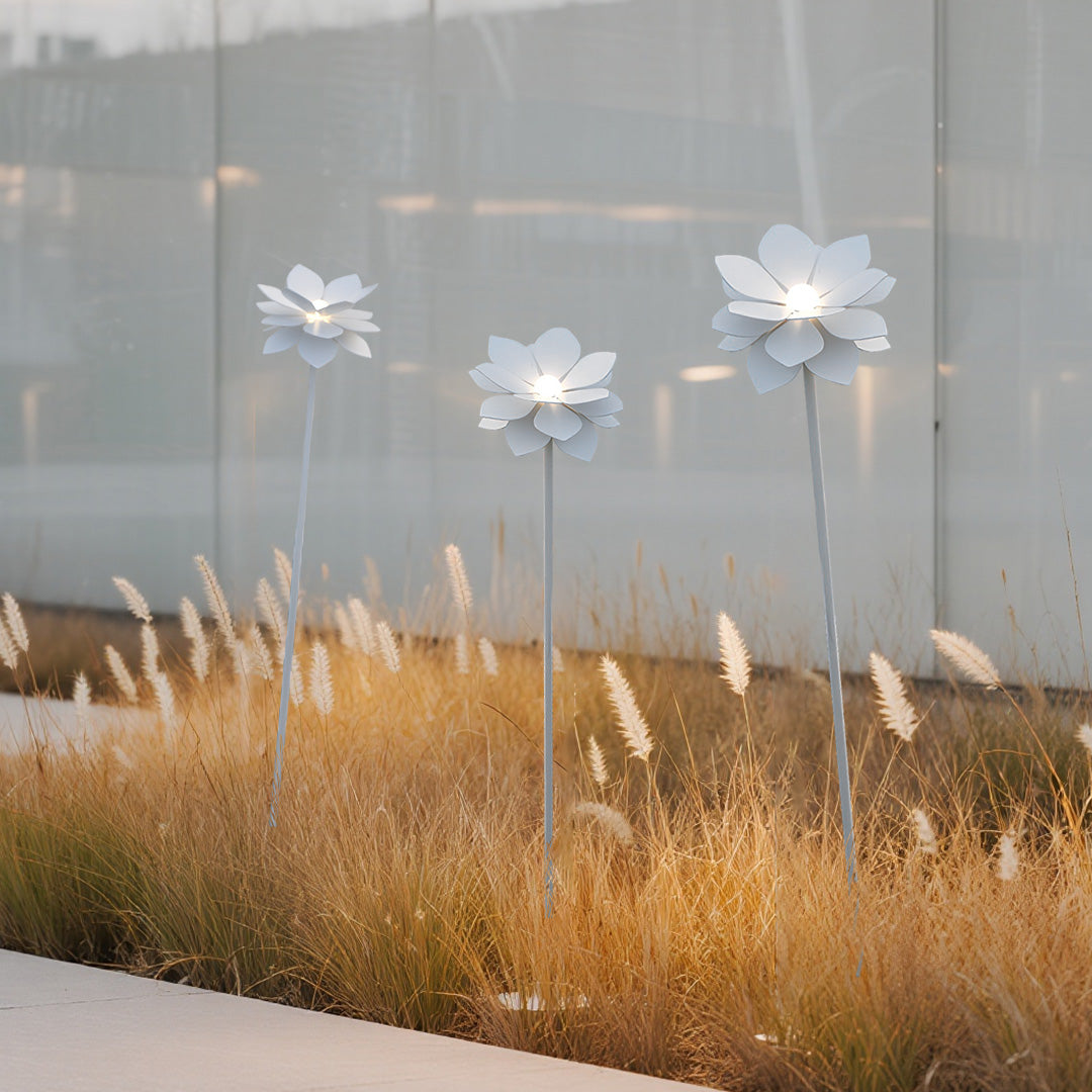 Landscape Garden Light Outdoor White Waterproof LED Flower Lamps