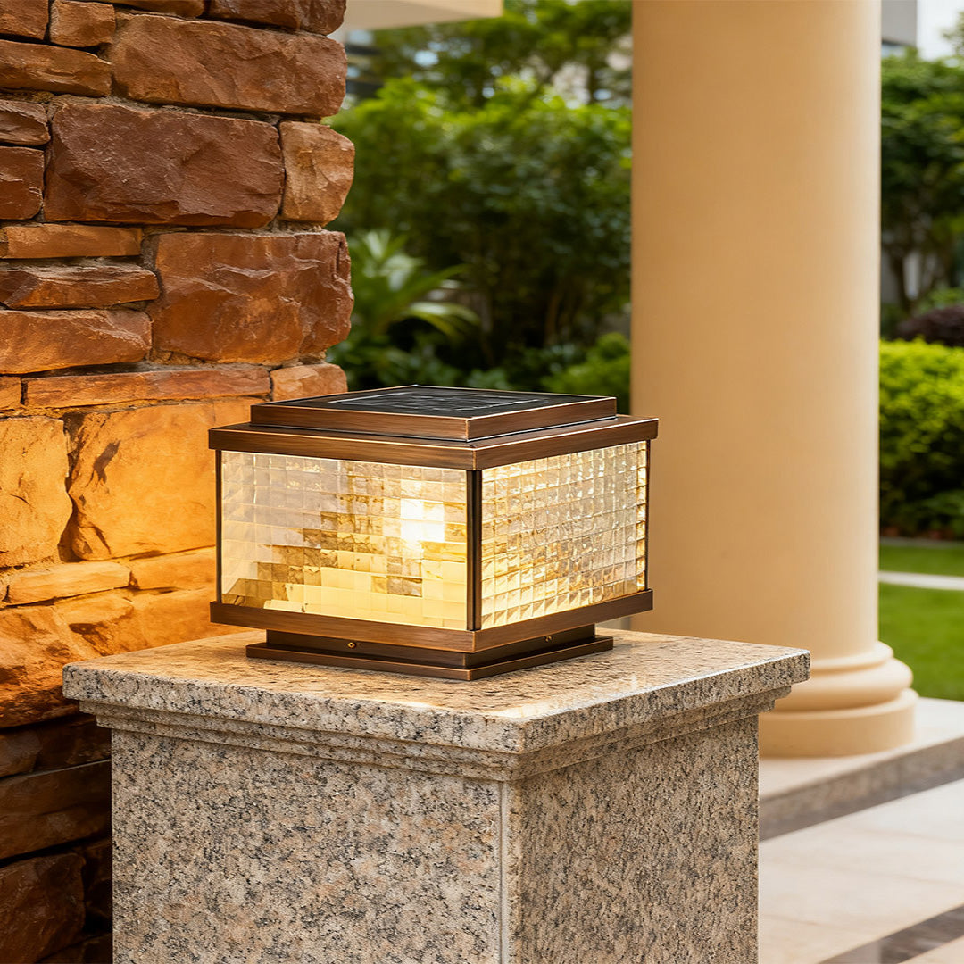 Pillar Cap Lights All-Copper Outdoor Waterproof Light