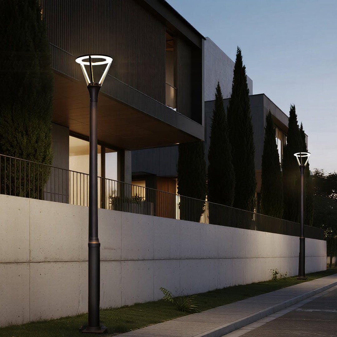 Minimalist LED Post For Outdoor Light Modern