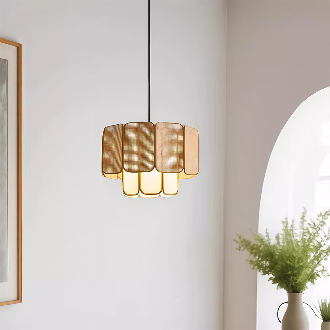 Bamboo Pendant Lights Japanese Zen Rattan Ceiling Light