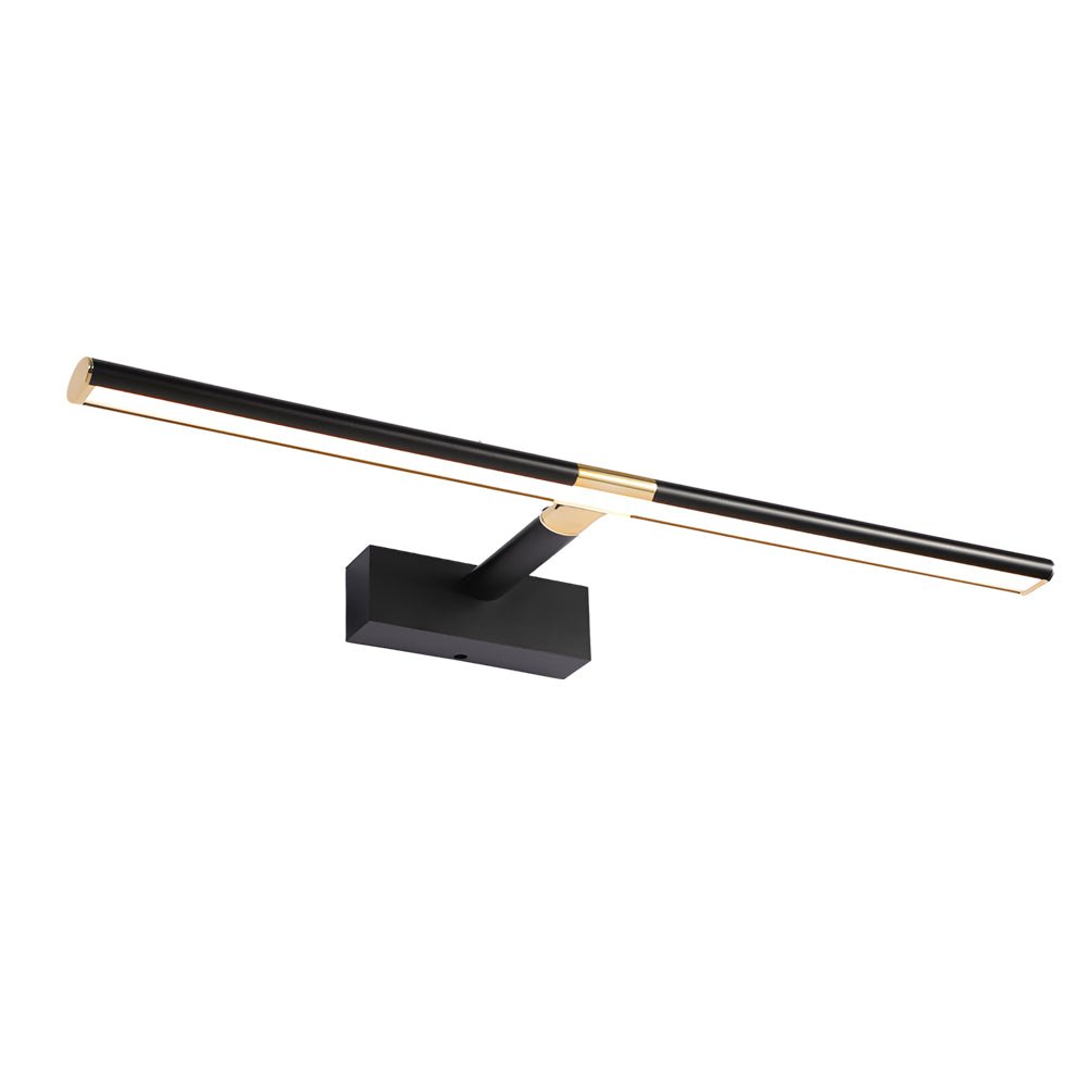 [Open-Box] Retractable LED Bathroom Vanity Light with Adjustable Rod and Matte Finish
