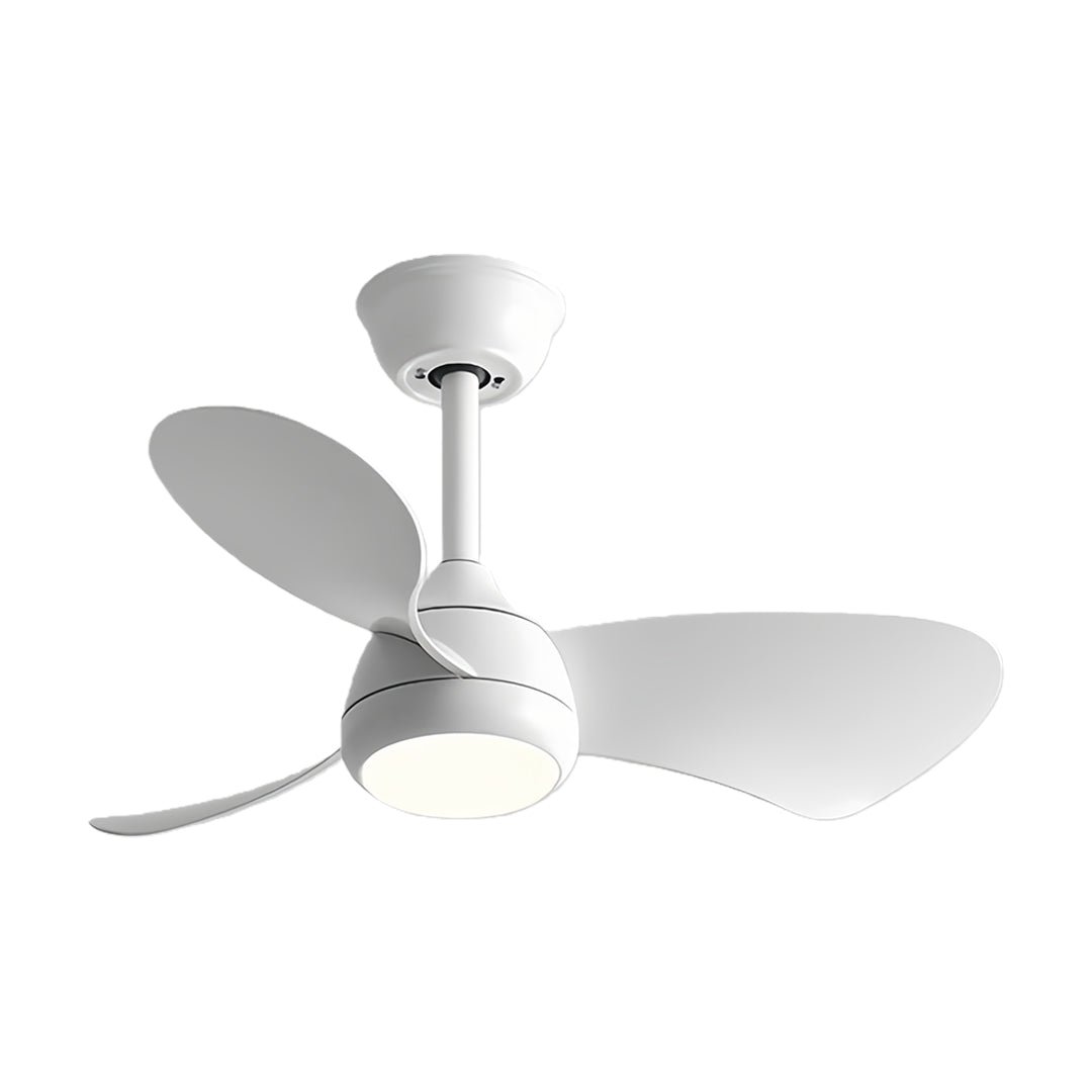 Retro Ceiling Fan with Light Nordic Inverter Metal Lamp Body Fan Light