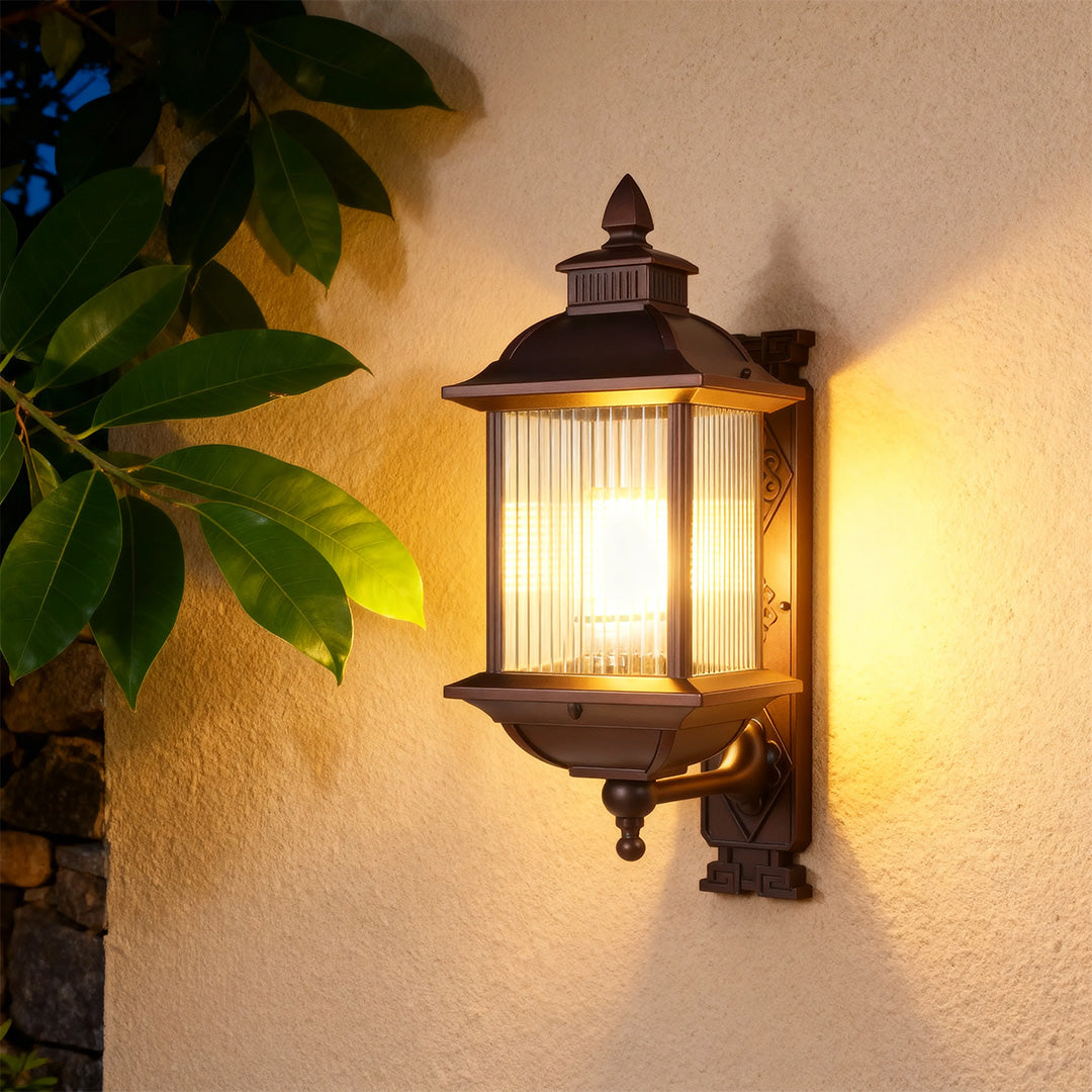 Retro Outdoor Wall Lights Aluminum Waterproof Classic Traditional Lamp