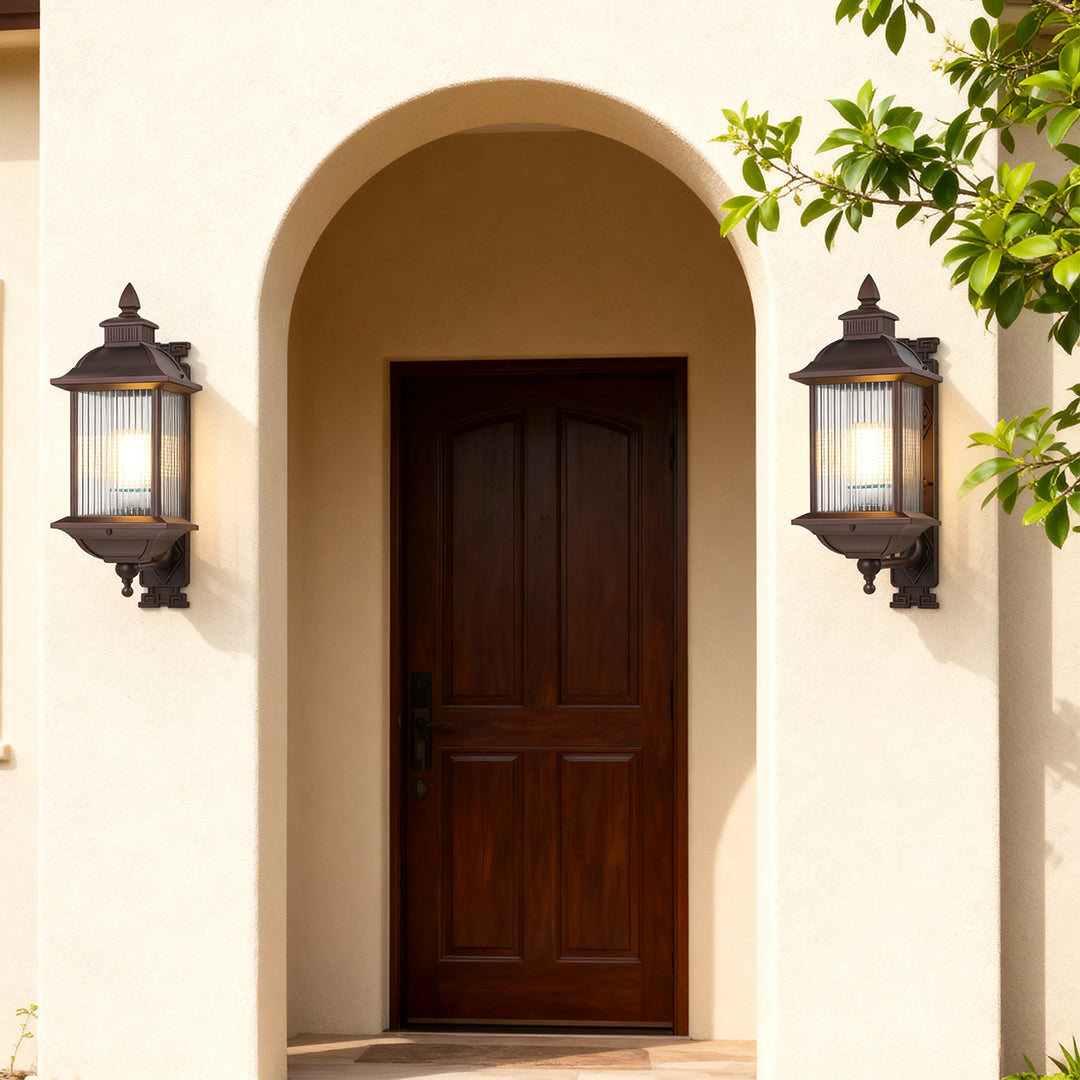 Retro Outdoor Wall Lights Aluminum Waterproof Classic Traditional Lamp