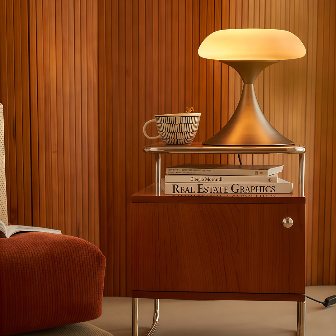Retro Style Table Lamps Elegant Mushroom Atmosphere Lamp