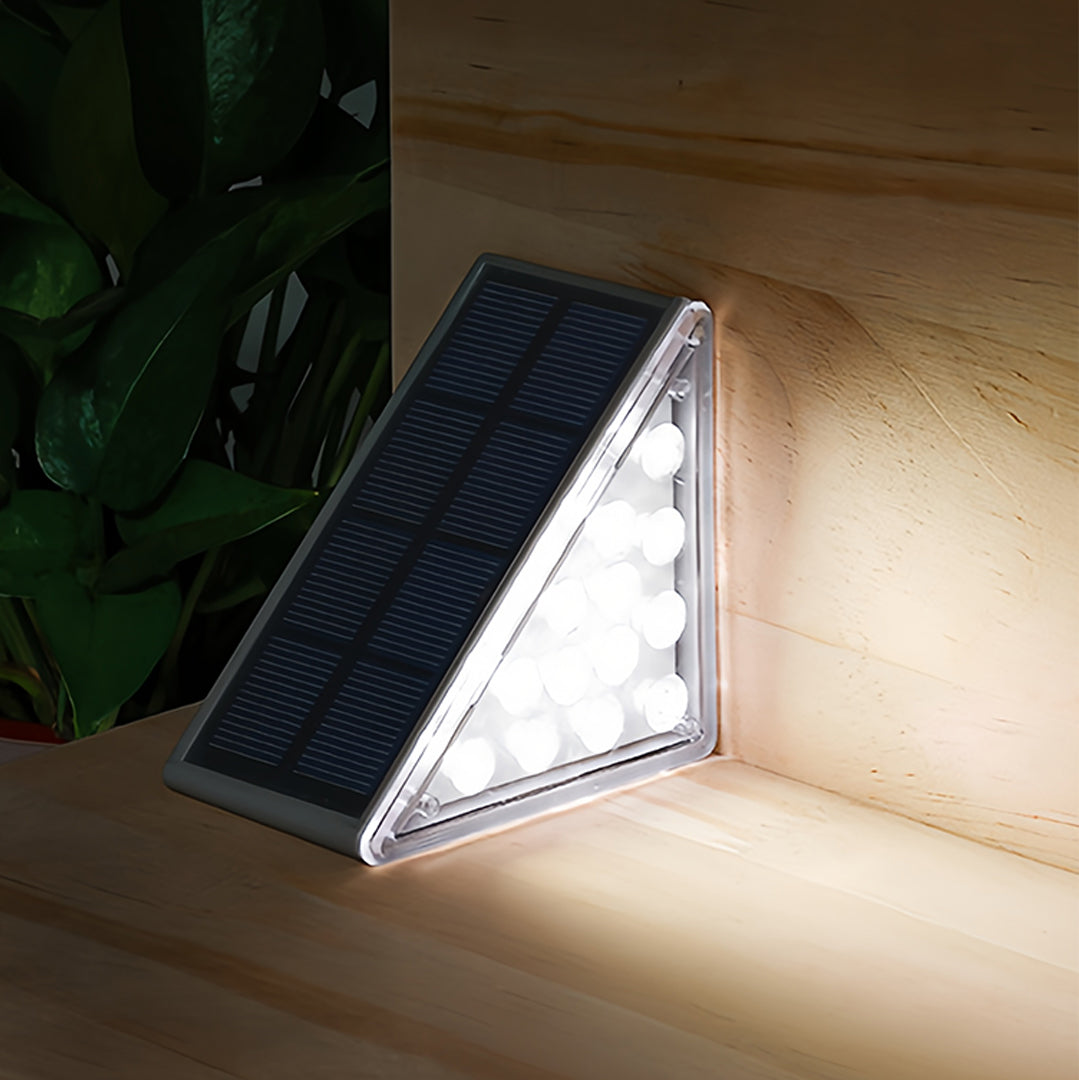 Outdoor Solar Step Lights Automatically Waterproof RGB Deck Light
