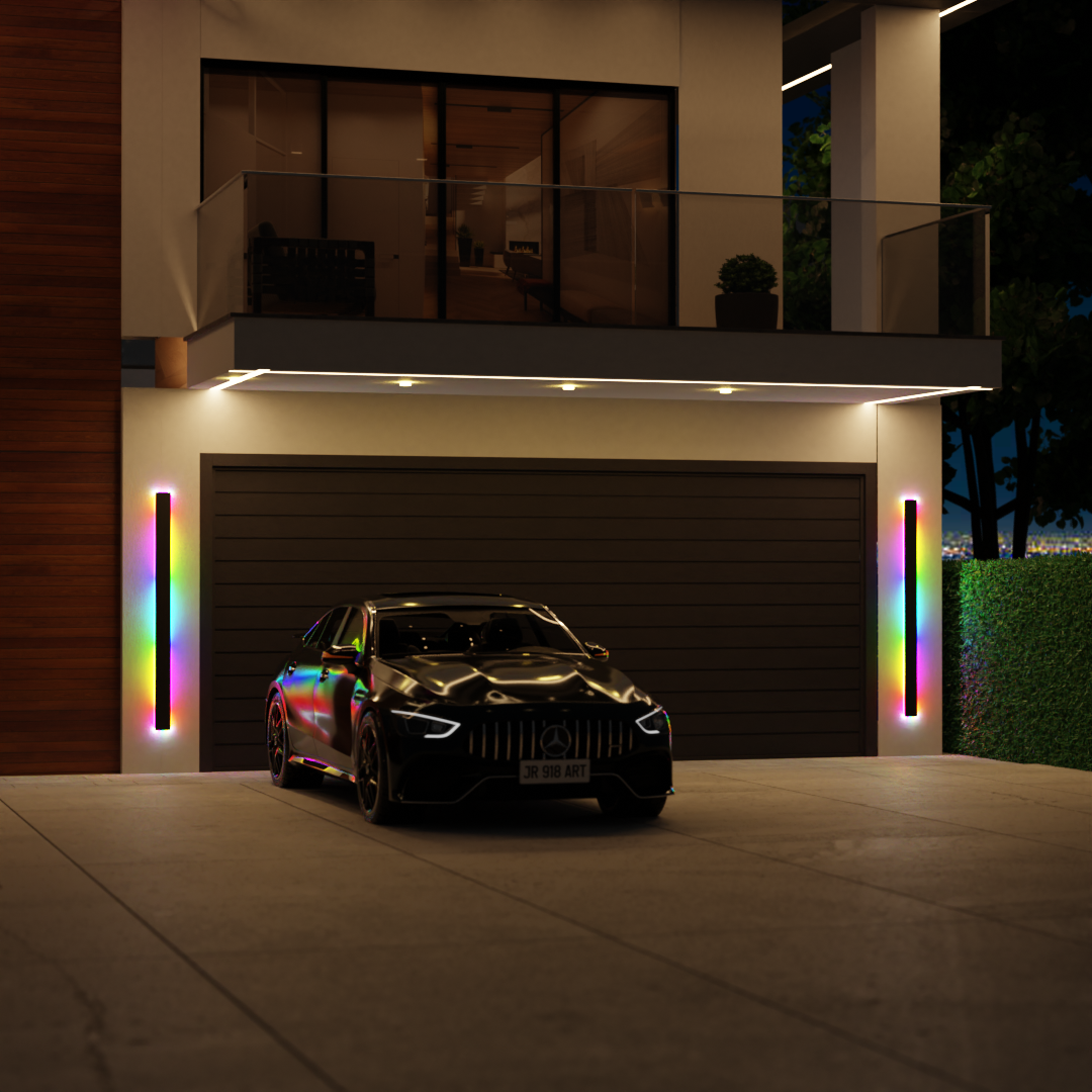 Gate Wall Light Minimalist Waterproof LED Outdoor Light