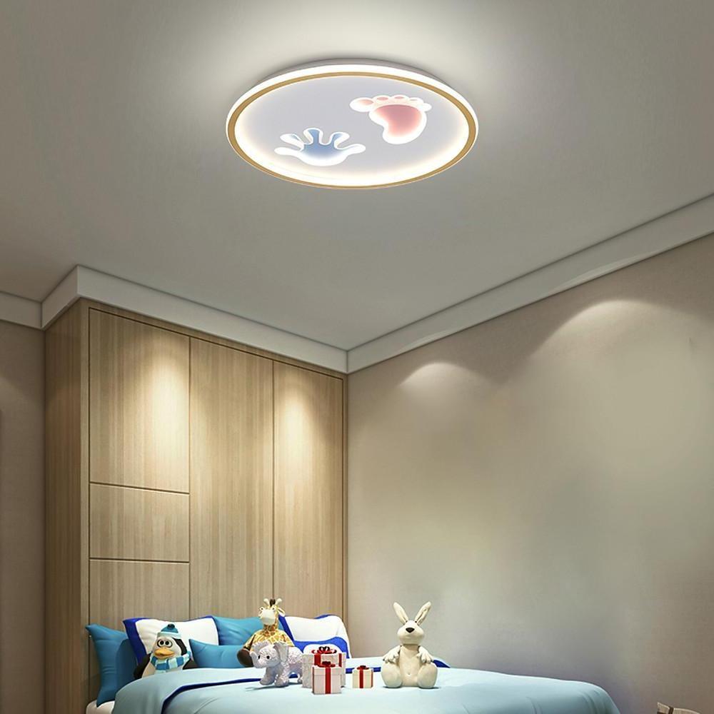 Hand and Foot Print LED Modern Flush Mount Lighting Ceiling Lights