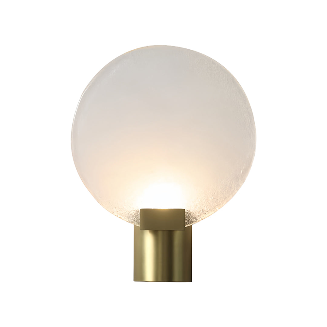 Bedroom Lighting Suite: Glass Sconces, Table Lamp & Under-Bed Light