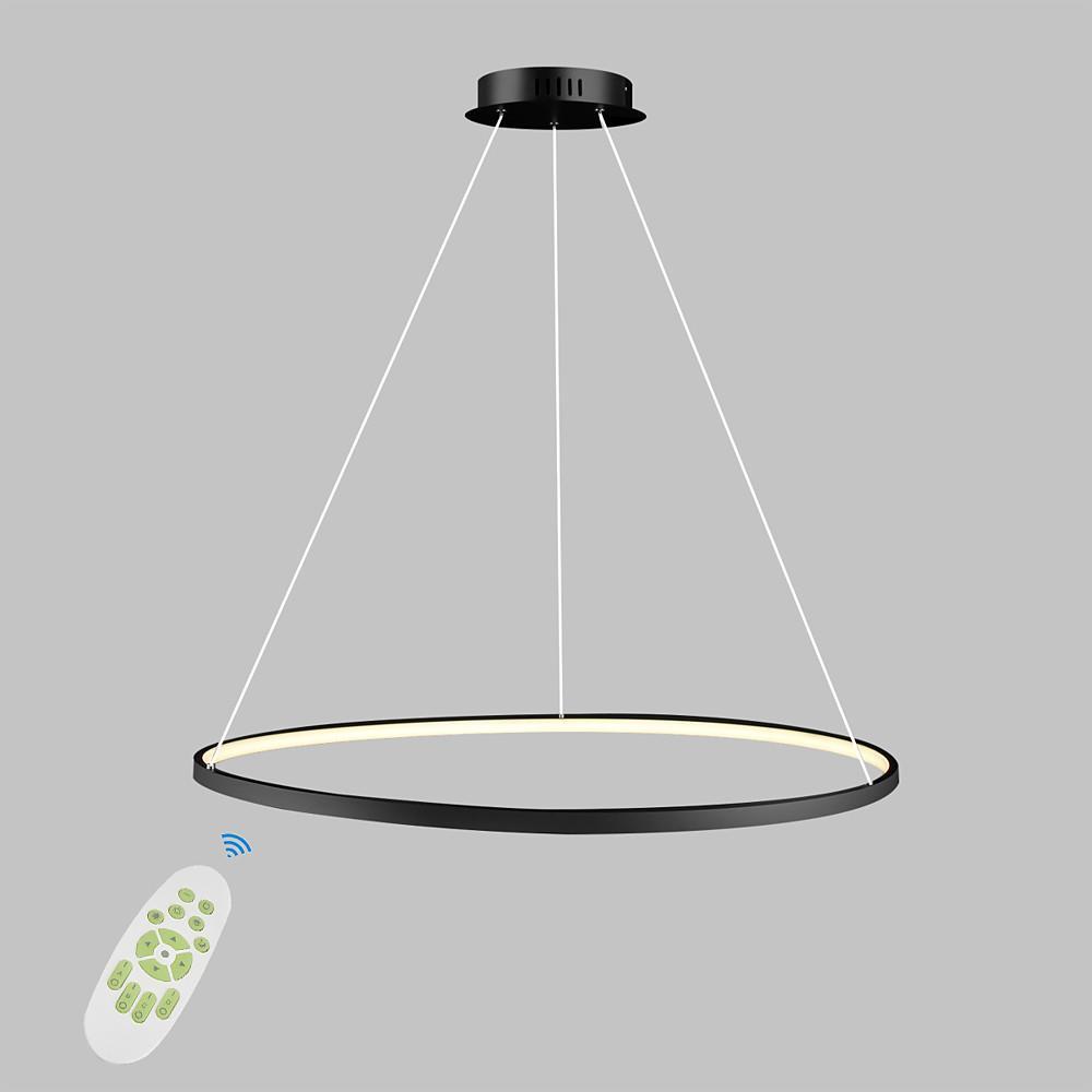 Ring Chandelier LED LED Modern Single-Head Metal Light