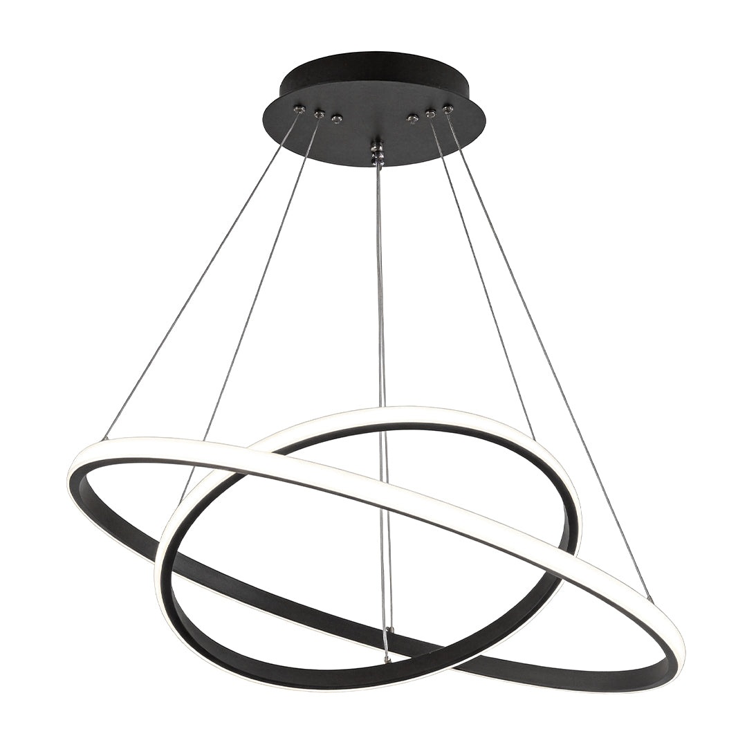 Ring LED Chandelier Modern Unique Metal Ceiling Light