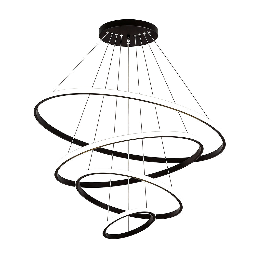 Ring LED Chandelier Modern Unique Metal Ceiling Light