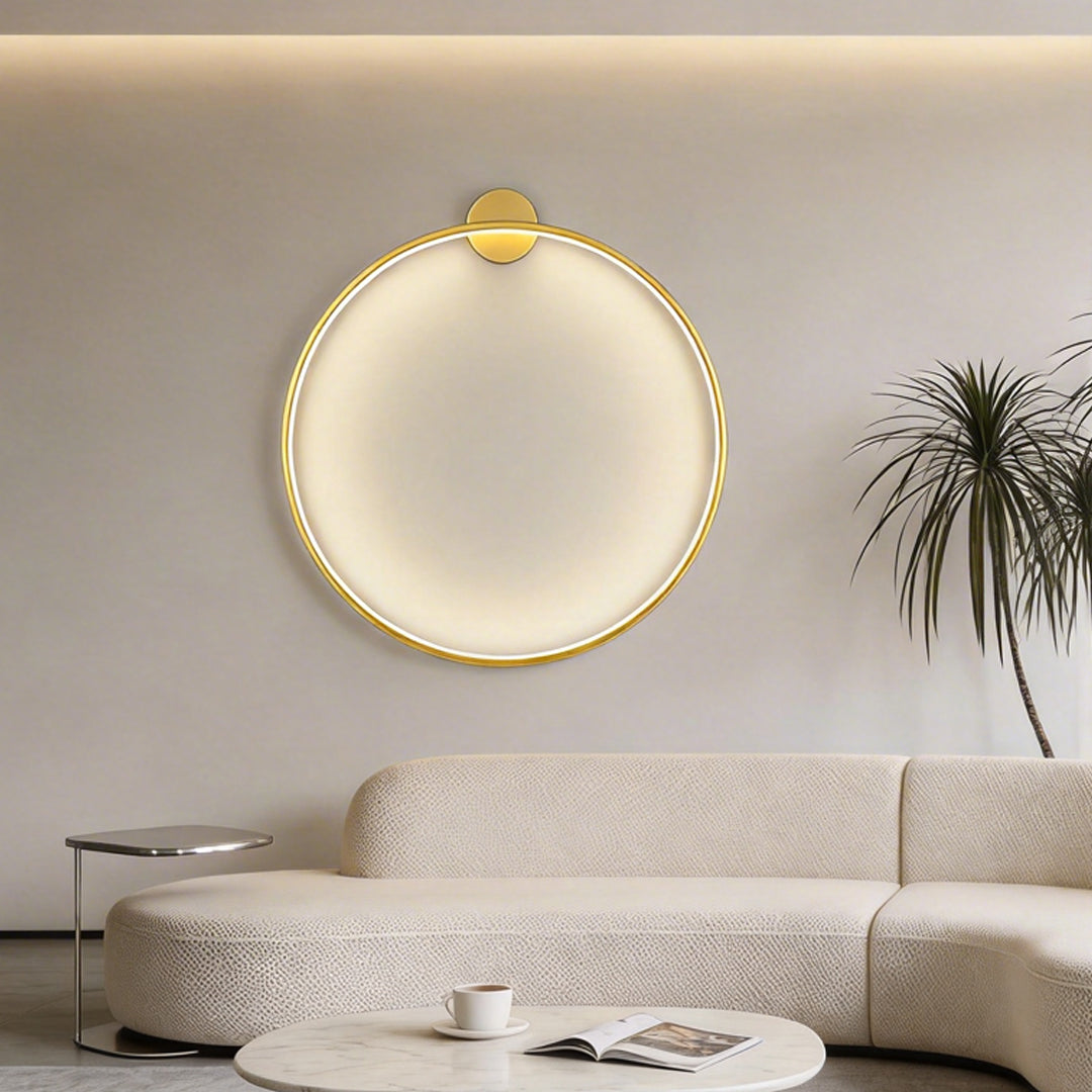Ring Wall Lamp Creative Simple Circular Ambient Light