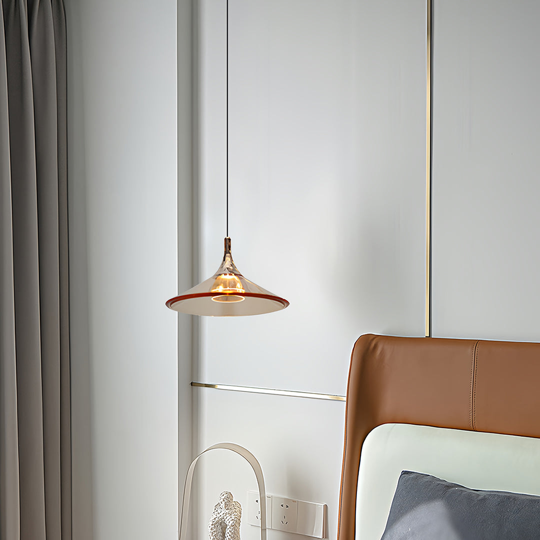 Rise and Fall Pendant Lights Aluminum Acrylic Ceiling Light