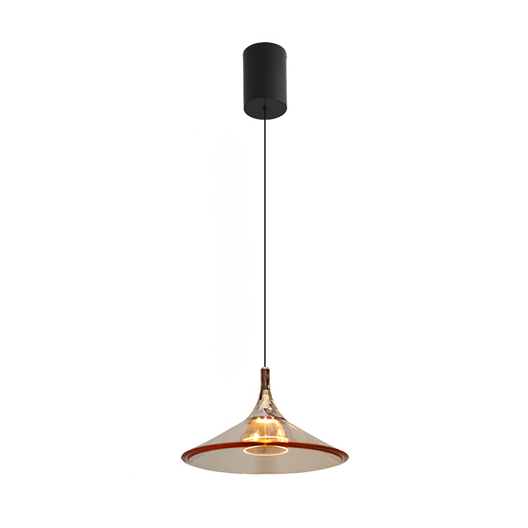 Rise and Fall Pendant Lights Aluminum Acrylic Ceiling Light