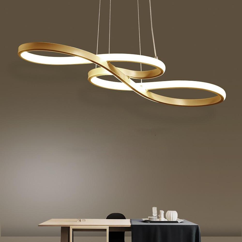 Ribbon LED Pendant Light Nordic Geometrical Linear Ceiling Lights
