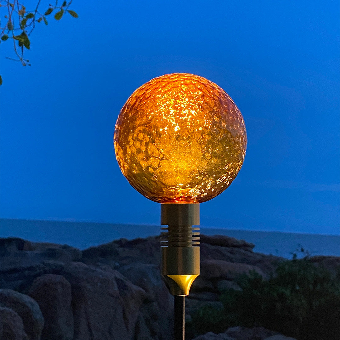 Path Landscape Lighting Outdoor Round Reed Decorative Light