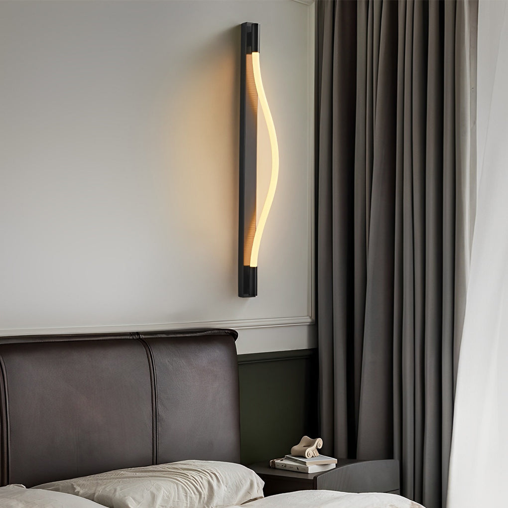 Rope Wall Sconce Light Minimalist Flexible LED Metal Light