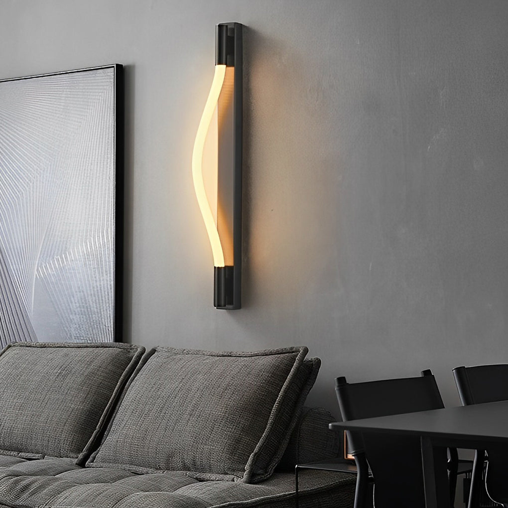 Rope Wall Sconce Light Minimalist Flexible LED Metal Light