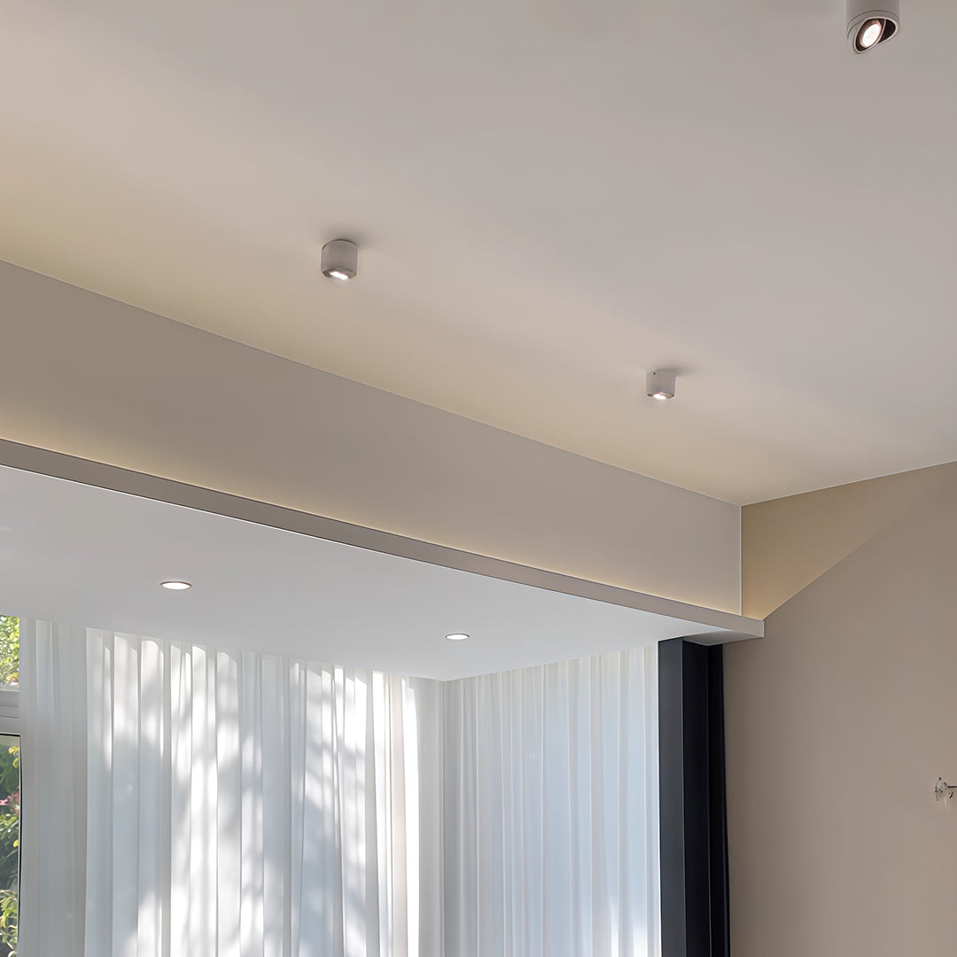Rotating Spotlight Anti-Glare COB Surface Mount Aluminum Light