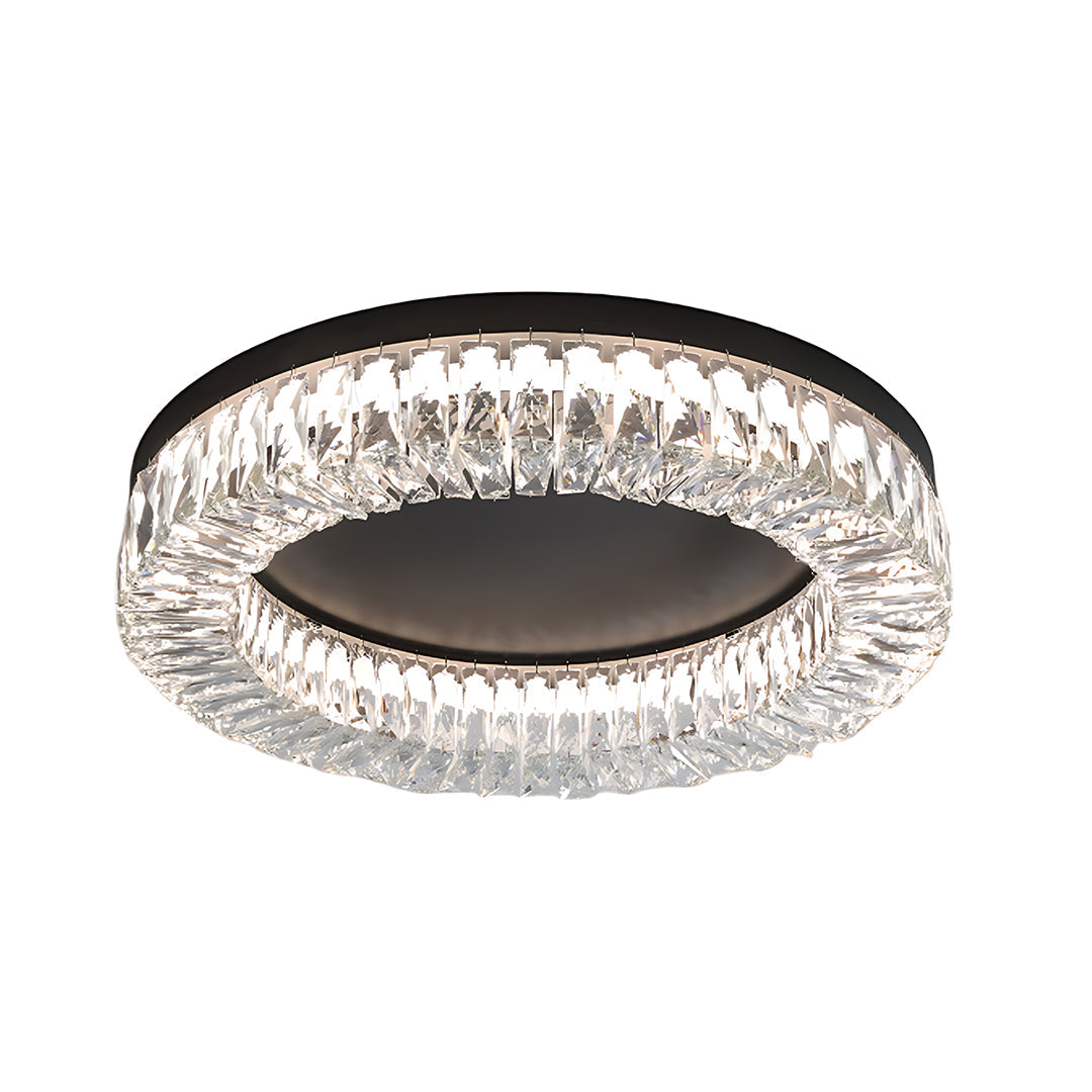 Black Ceiling Flush Mount Light Italian LED Round LED Lamp