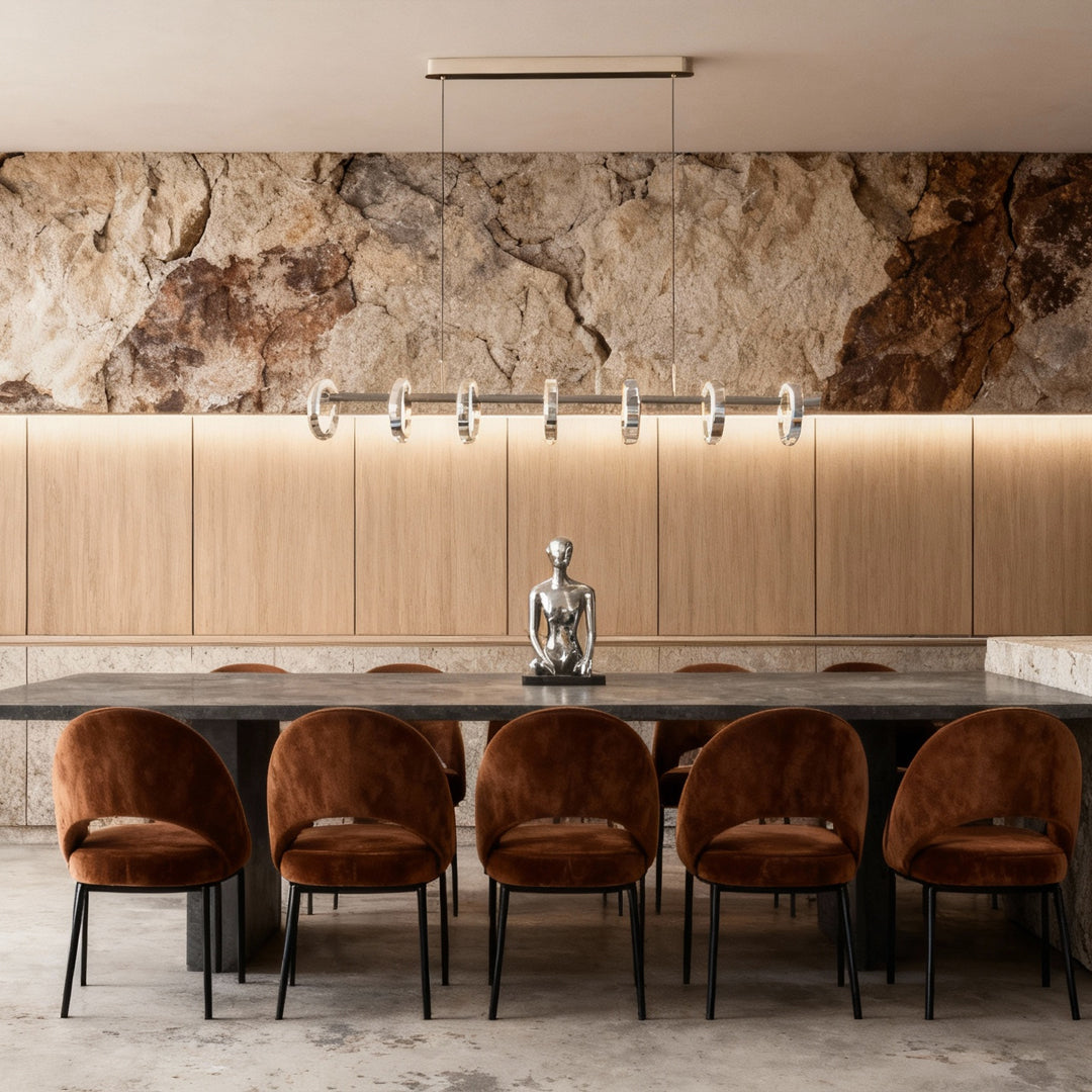Linear Suspension Lighting Italian Creative Luxury Ceiling Light