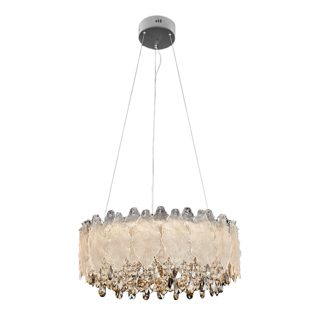 Country French Chandelier Gold Crystal Ceiling Light