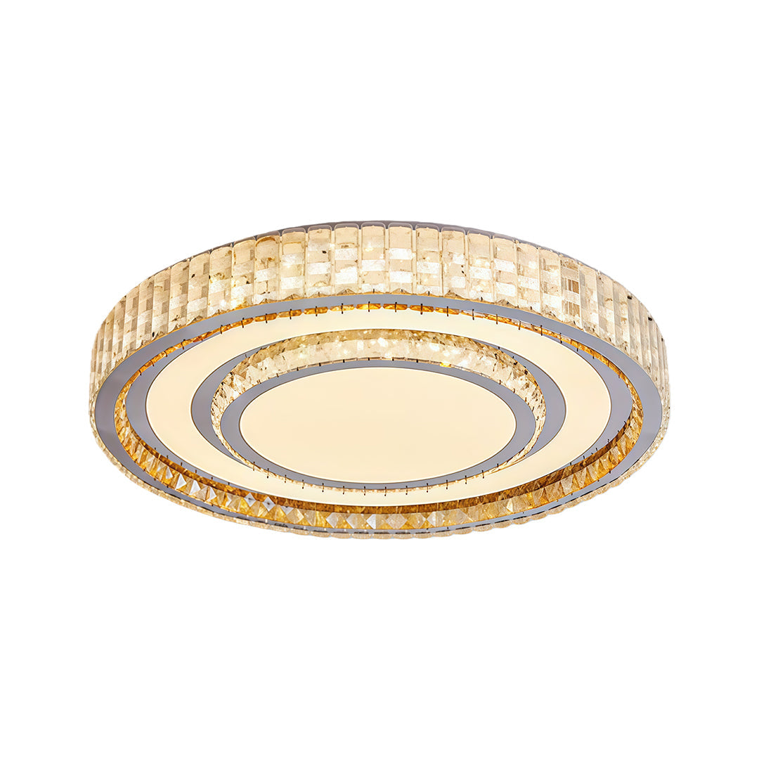 Flush Mount LED Light Fixtures Modern Luxury Crystal Lamp