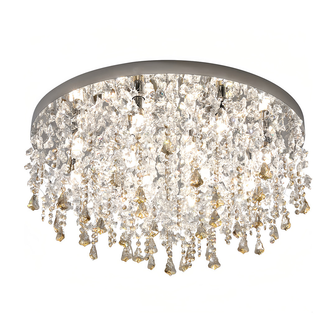 Unique Crystal Chandeliers French LED Creative Ceiling Light