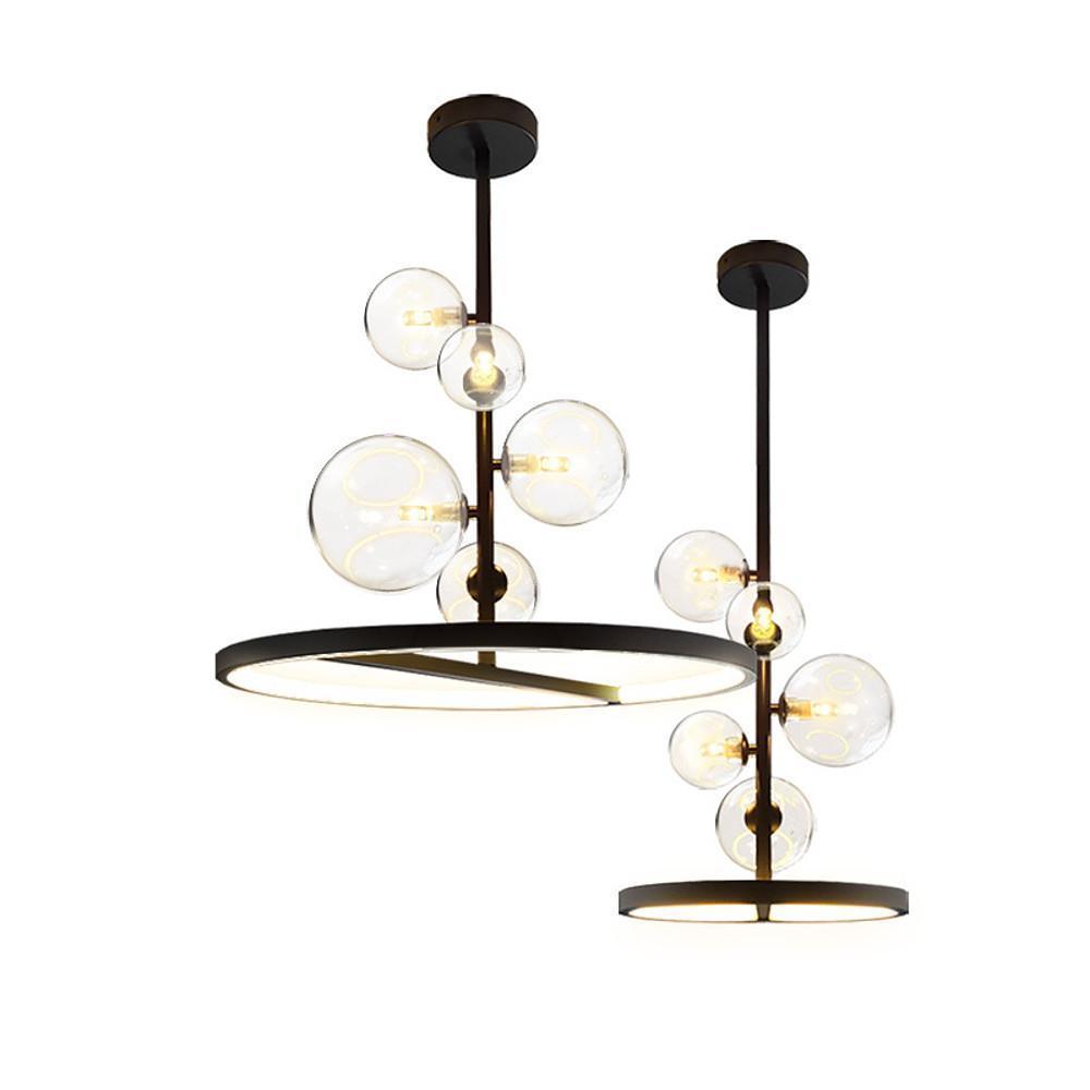 Circles Glass Balls LED Modern Pendant Lighting Ceiling Lights