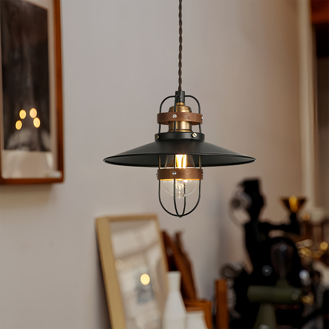 Vintage Hanging Pendant Lights Industrial Black Iron ceiling lights