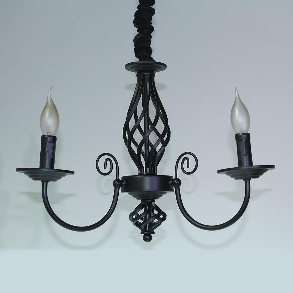 Triple Candles Shape Farmhouse Candelabra Pendant Light LED Oil Rubbed Bronze Light