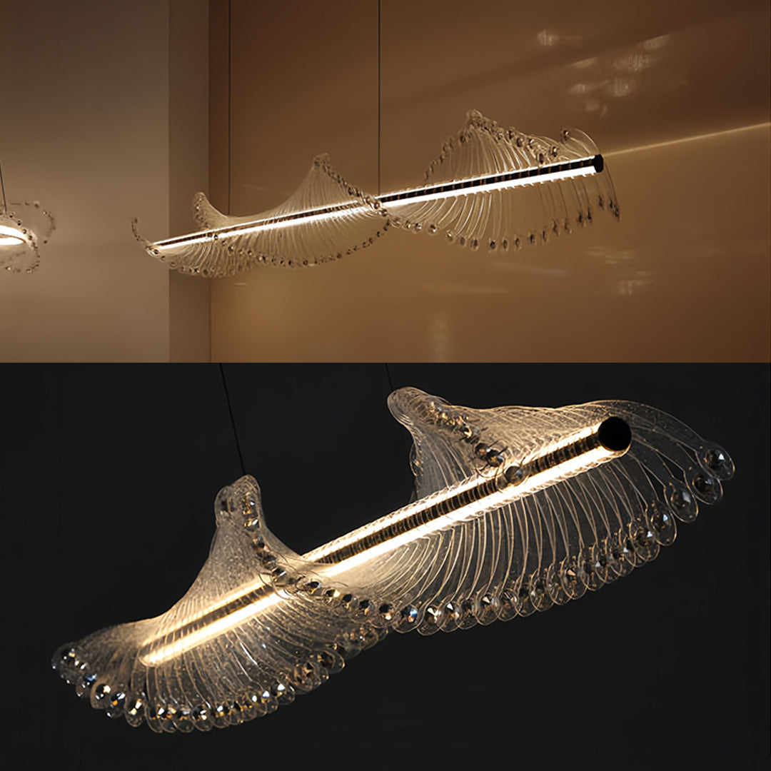 Spiral Pendant Lighting Modern Minimalist Linear Light