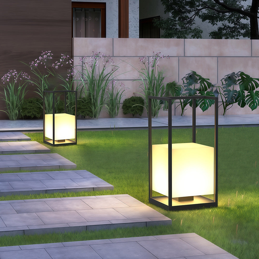 Contemporary Outdoor Lanterns Waterproof Ambience Landscape Light
