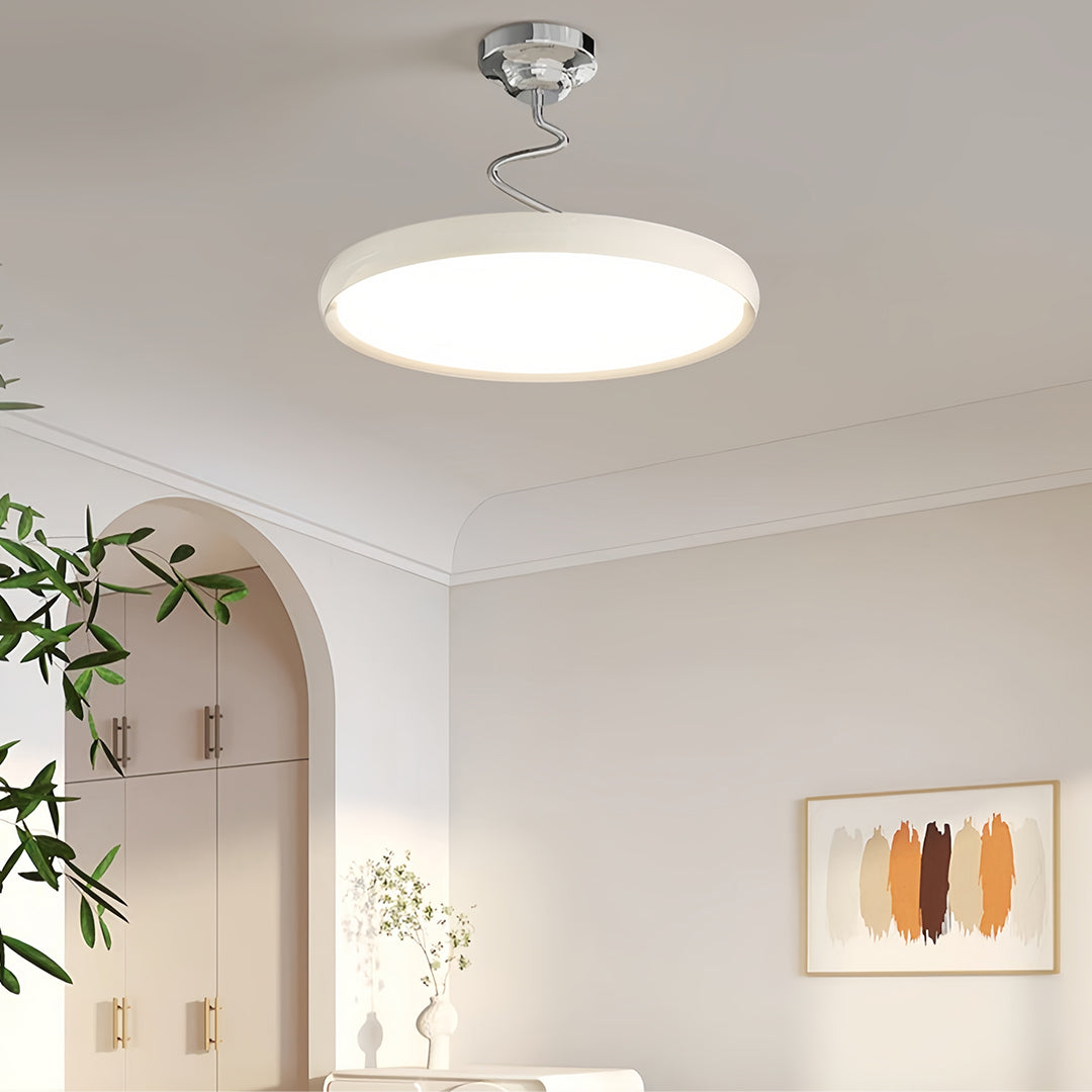 Modern Semi Flush Mount Ceiling Light Twisted wide-spectrum Light