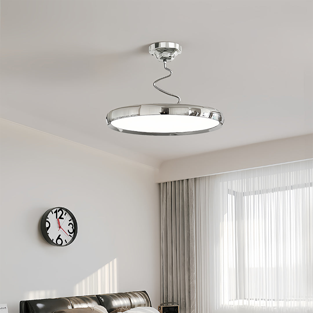 Modern Semi Flush Mount Ceiling Light Twisted wide-spectrum Light