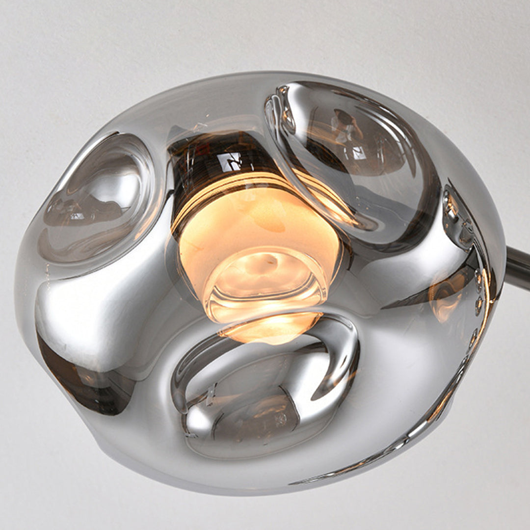 Round Large Semi Flush Mount Lighting Branching Semi-Flush Ceiling Light