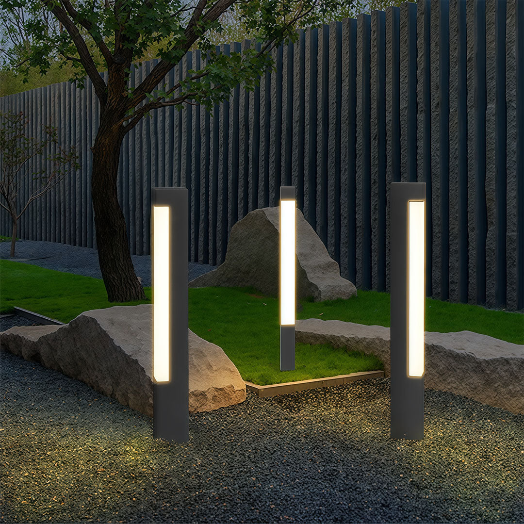 Square Bollard Lights European-Style Outdoor Waterproof Lawn Light