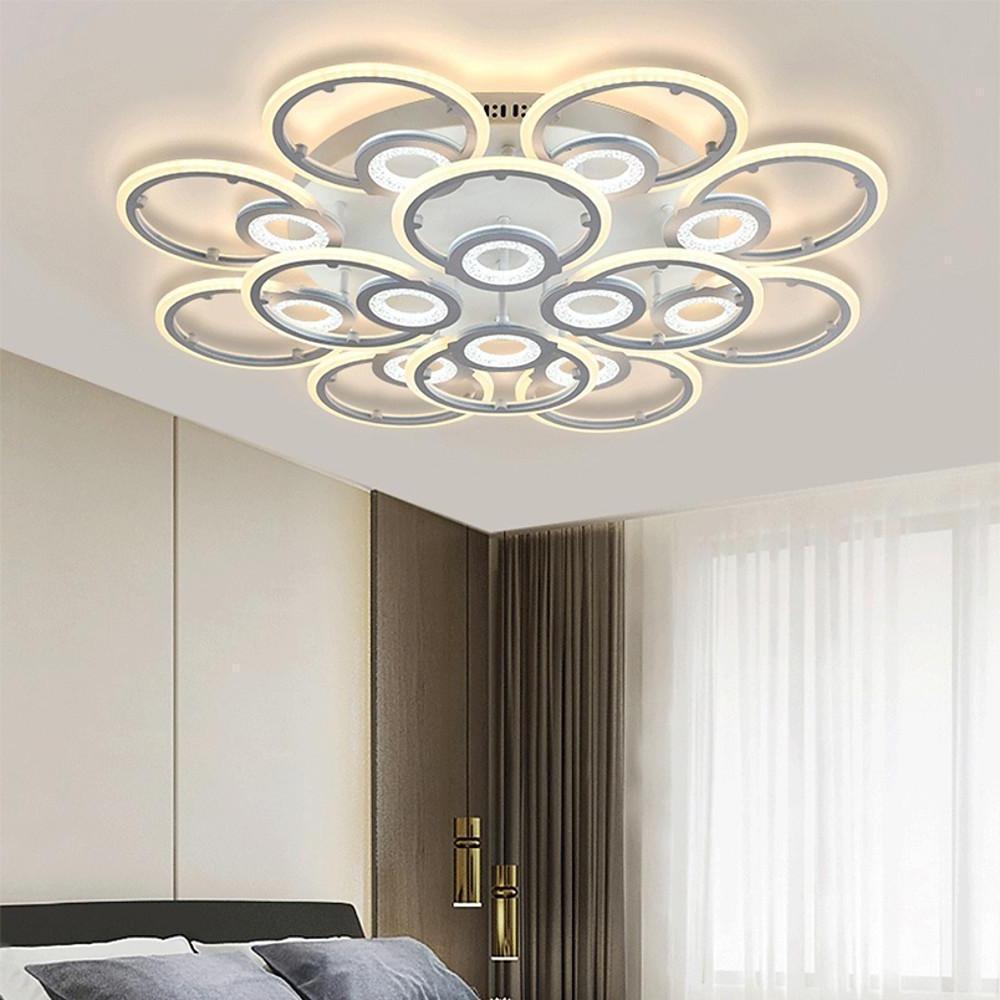 Ring Display Metal Geometric Style Design Flush Mount Lighting LED Ceiling Lights