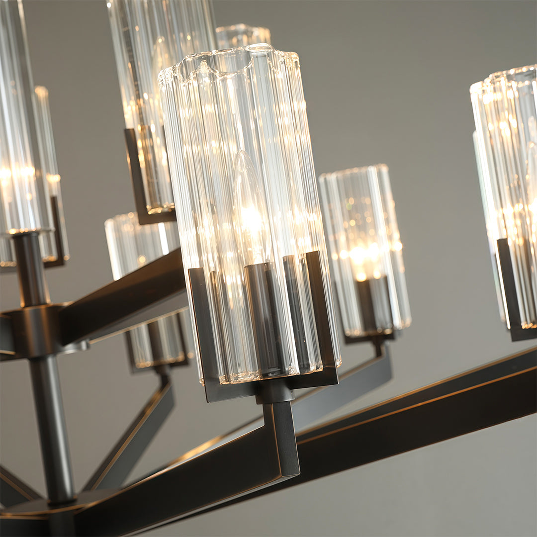 Candle Chandeliers American-Style Luxury Ceiling Light