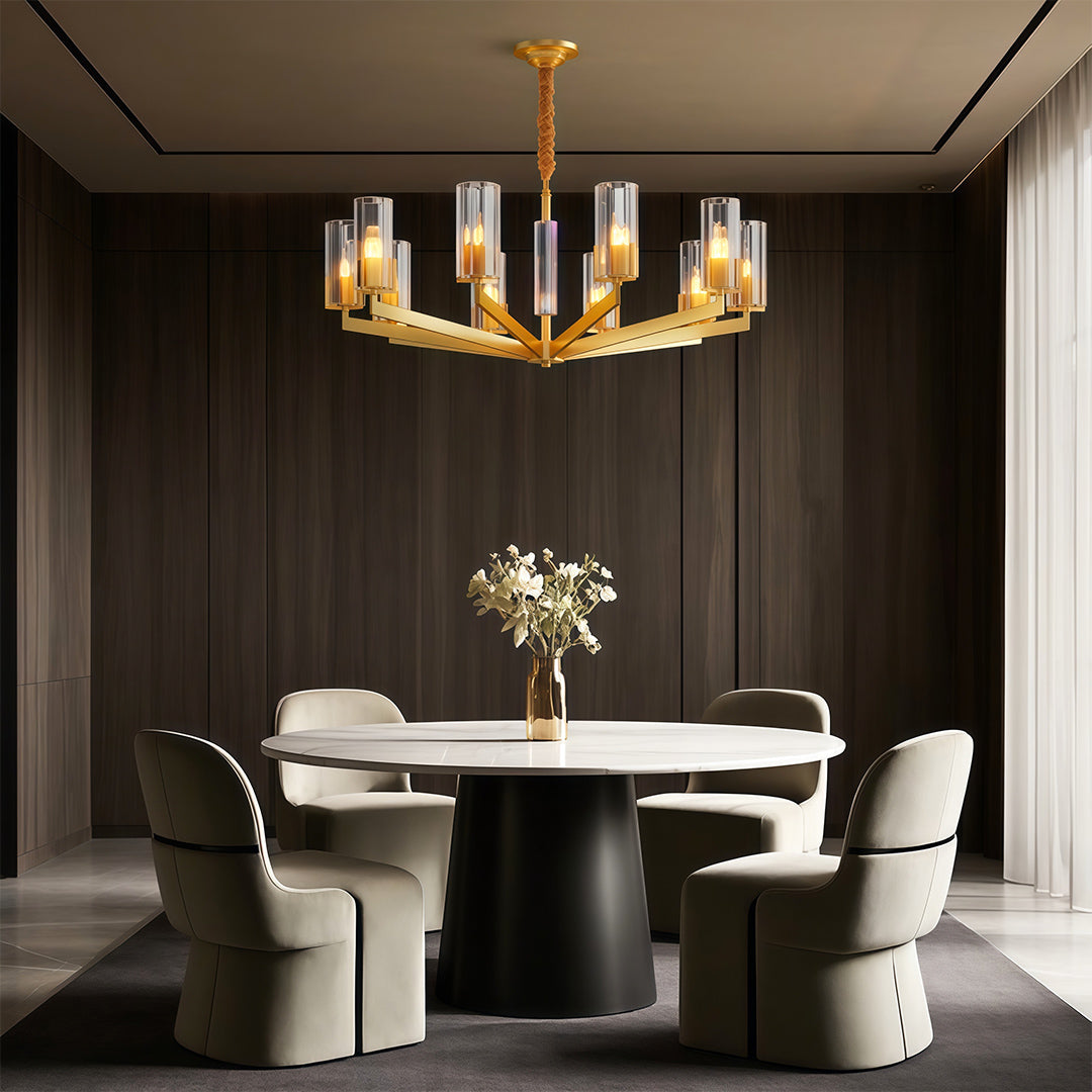 Candle Chandeliers American-Style Luxury Ceiling Light